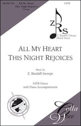 All My Heart This Night Rejoices SATB choral sheet music cover